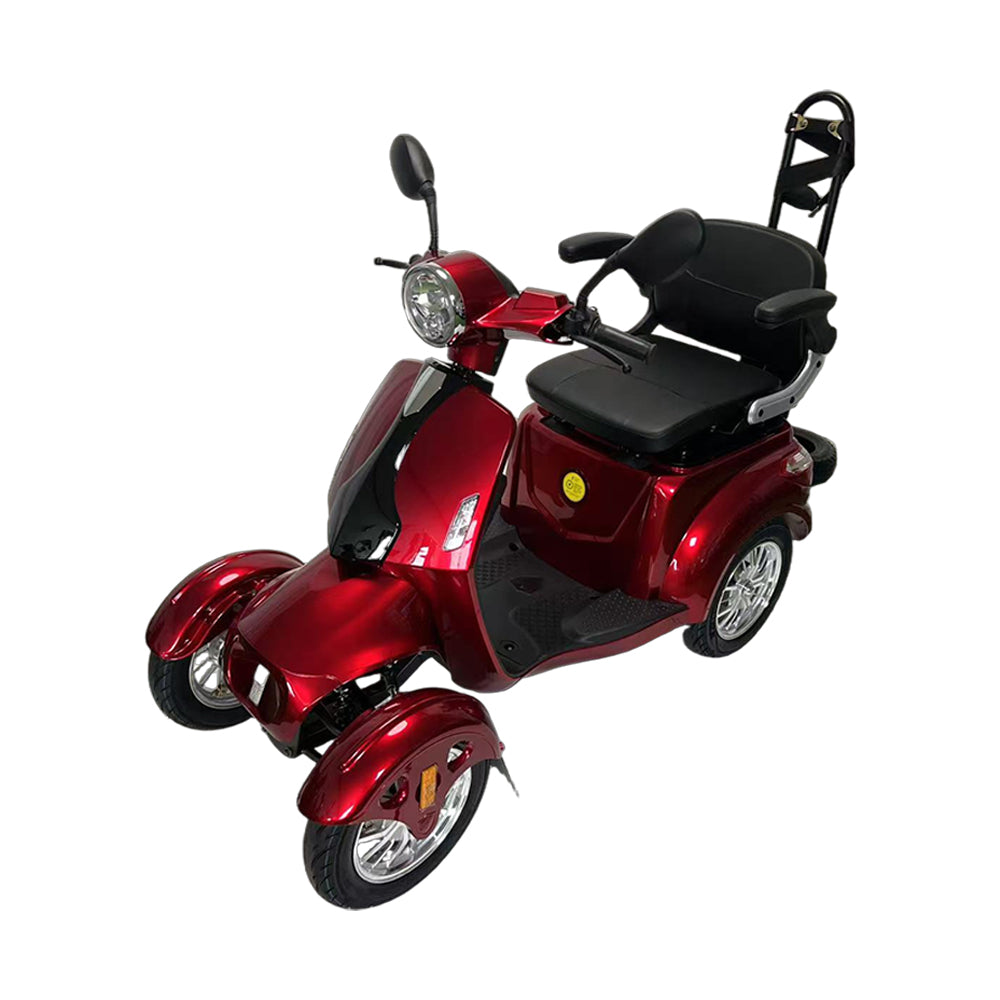 Eeeza 2D4L Electric Mobility Scooter With Golf Ball Rack, 500W 60V 20A