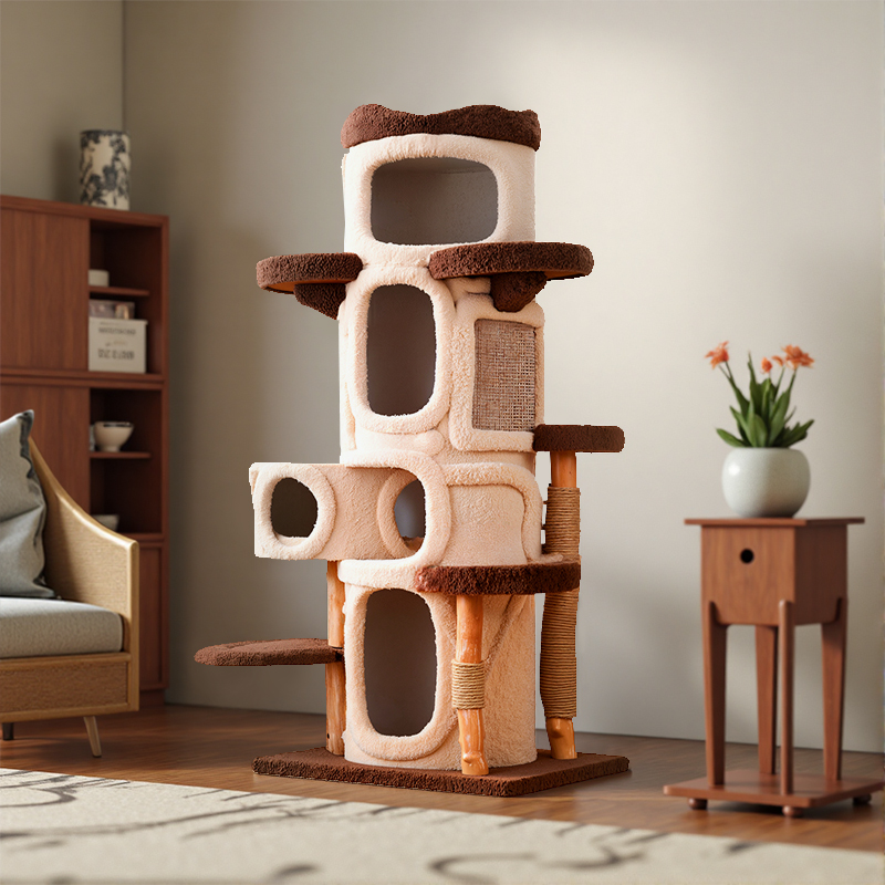 Giant Tree-Themed Multi-Level Cat Tree