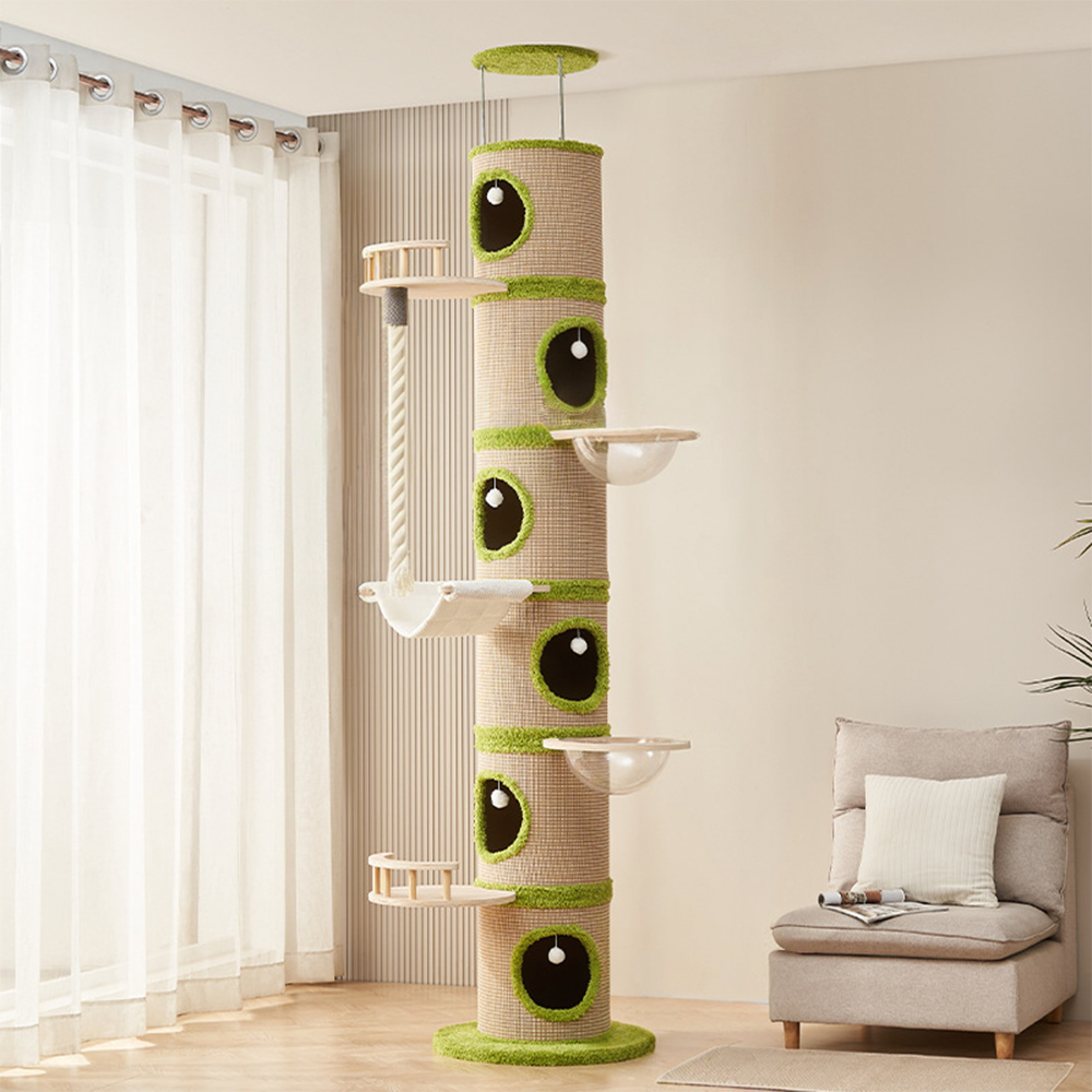 Multi-functional Tree Hollow Structure Cat Tree