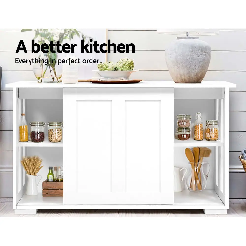artiss-buffet-sideboard-sliding-doors-white-wood-designed-to-make-life-easier