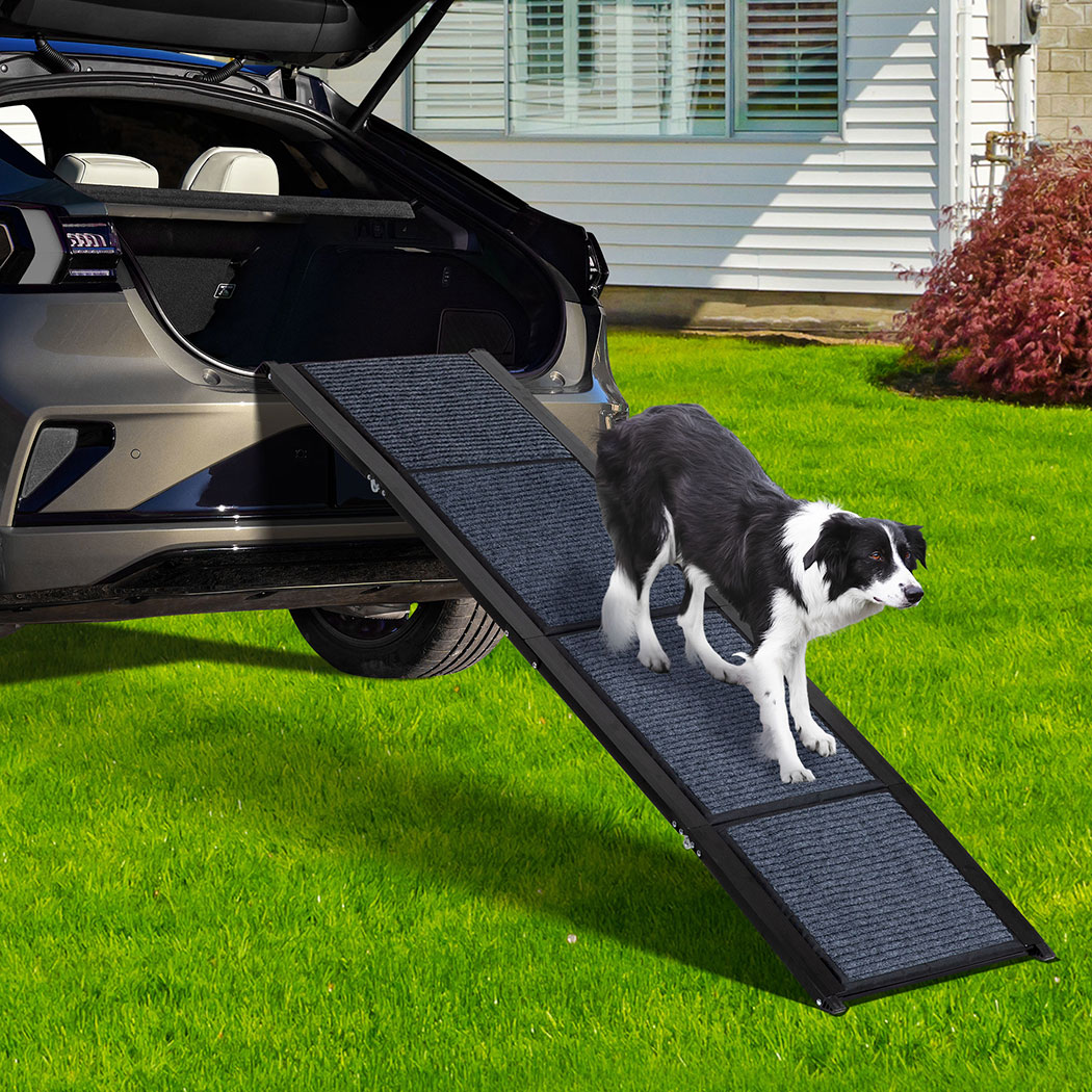 Tedi's Dog Ramp for Car Bed Pet Stairs Steps Foldable Portable Non-slip Ladder