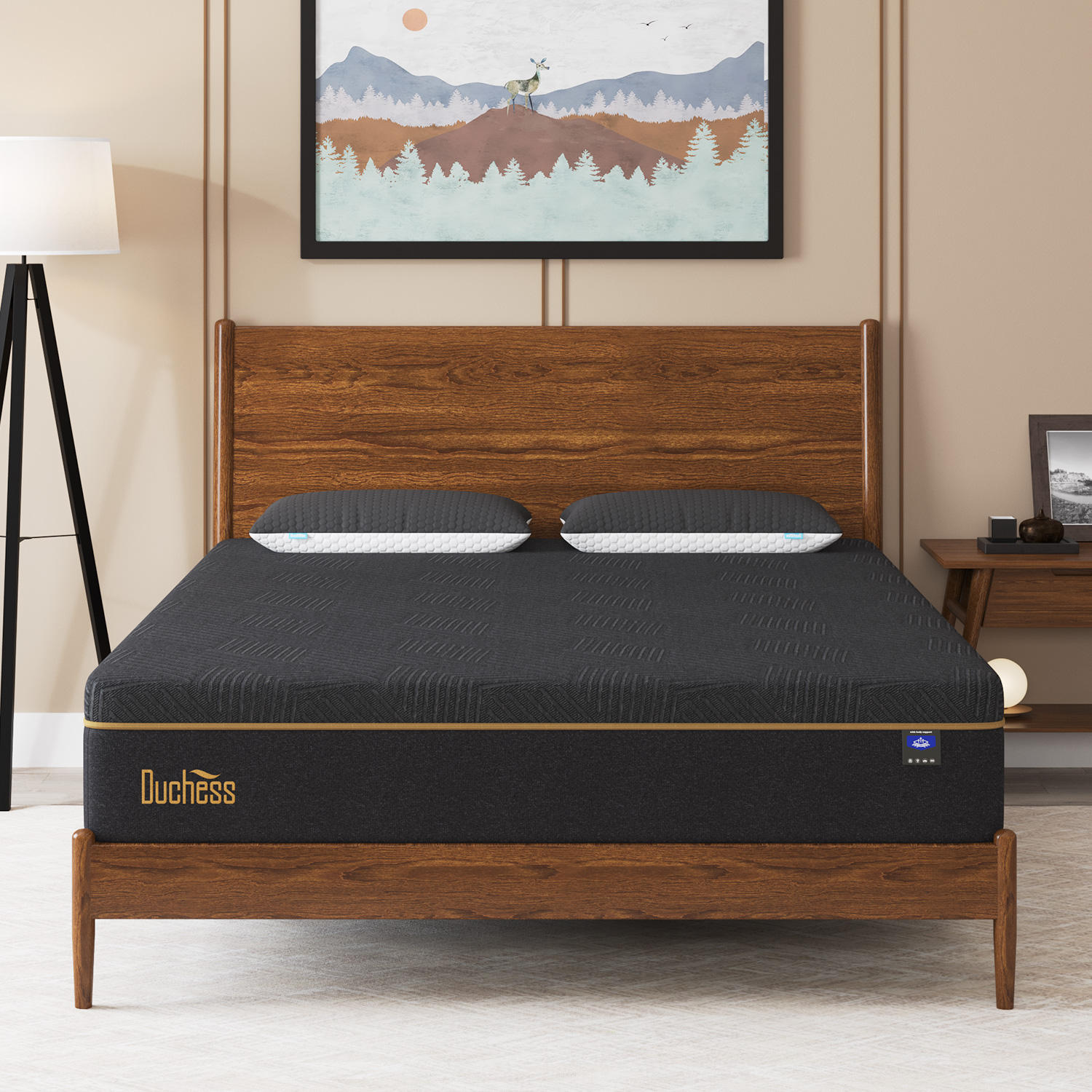 Duchess Queen Double King Single Bed Mattress EuroTop Memory Foam No Spring