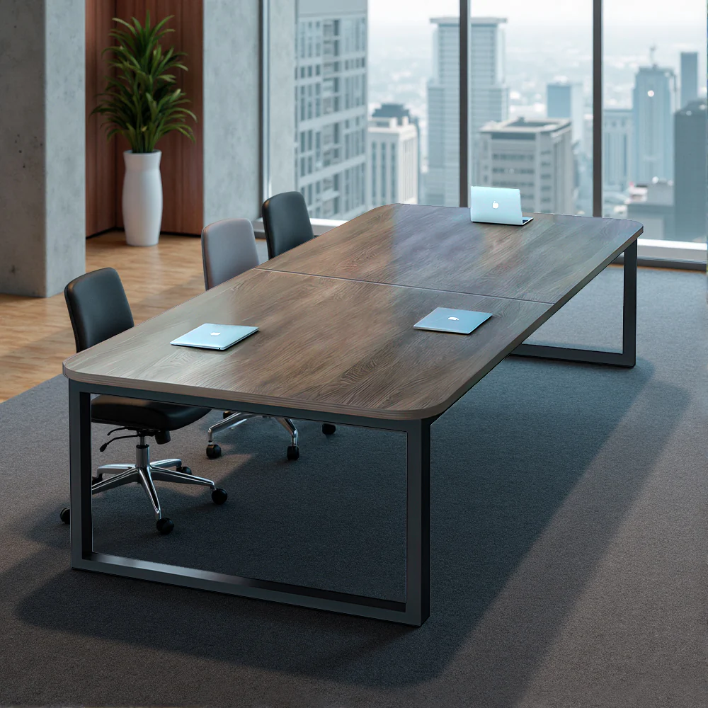 rounded-corner-metal-frame-desk-modern-shape-for-functional-living