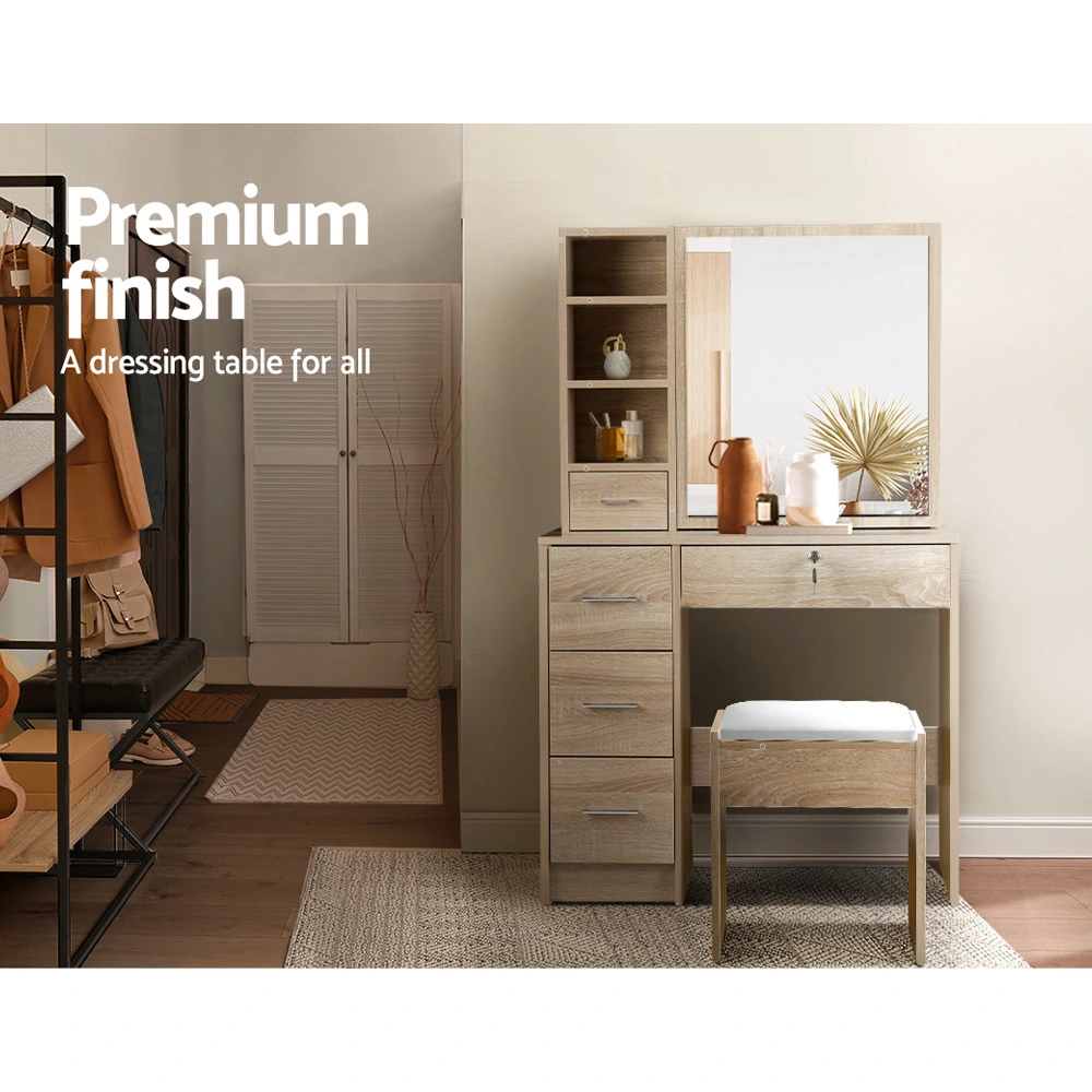 oak-sliding-mirror-dressing-table-with-storage-stool-compact-beauty-meets-smart-living
