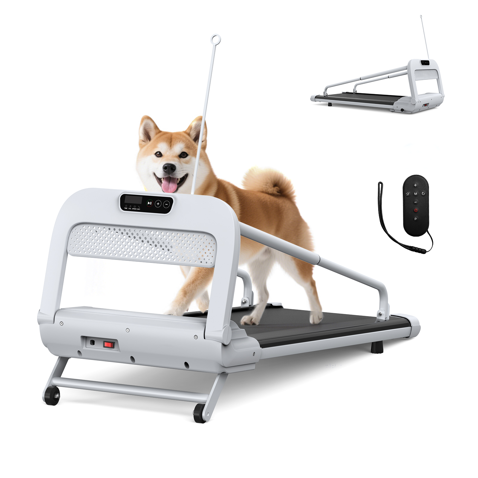 Smart Dog Treadmill for Small & Medium Dogs, Pet Treadmill for Dogs up to 110kg, Indoor Running Mac