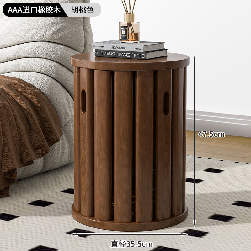 Composable stool, storage stool, made of solid wood, stylish living room coffee table stool, suitabl