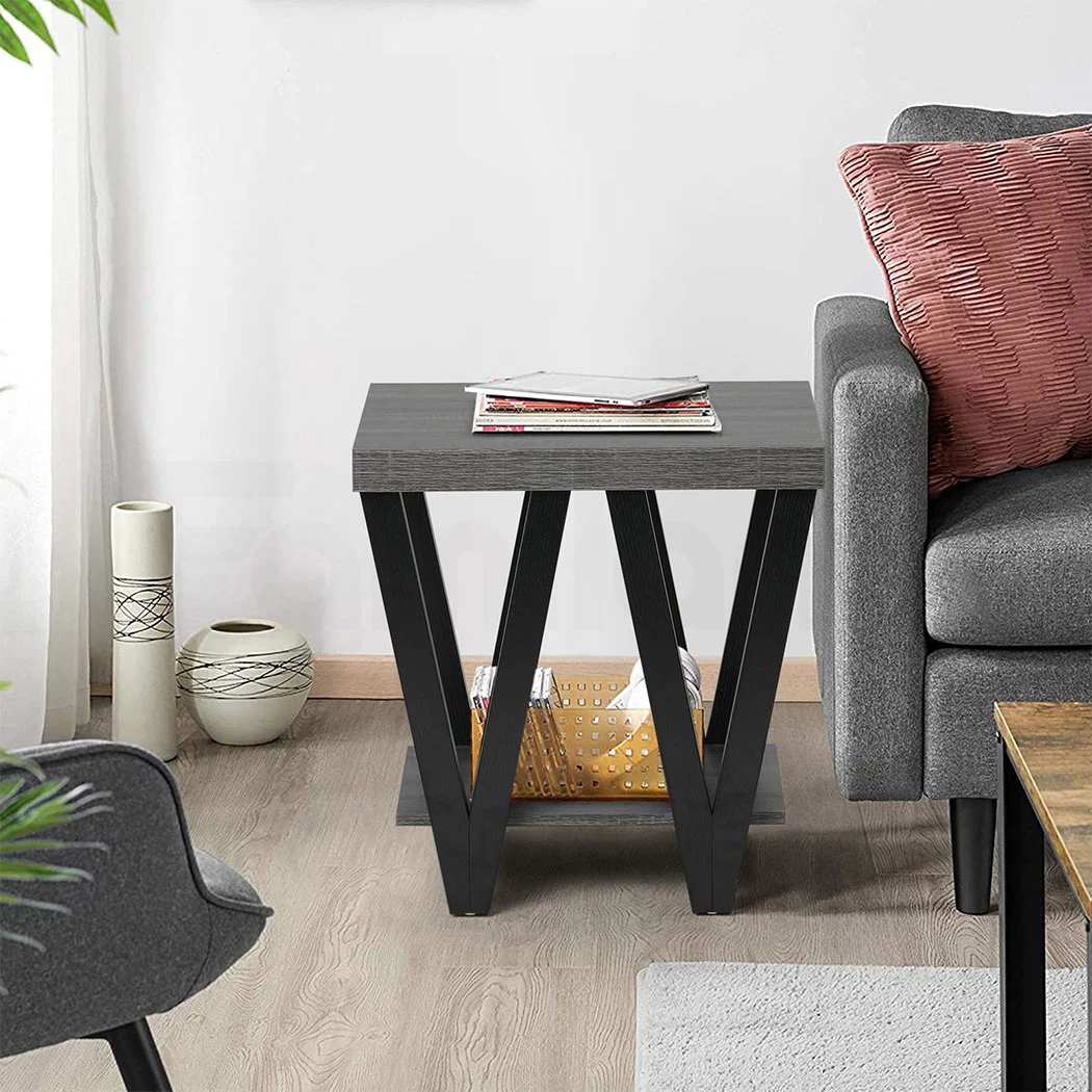 familand-heavy-duty-wooden-frame-2-tier-end-side-table-rugged-style-smart-storage