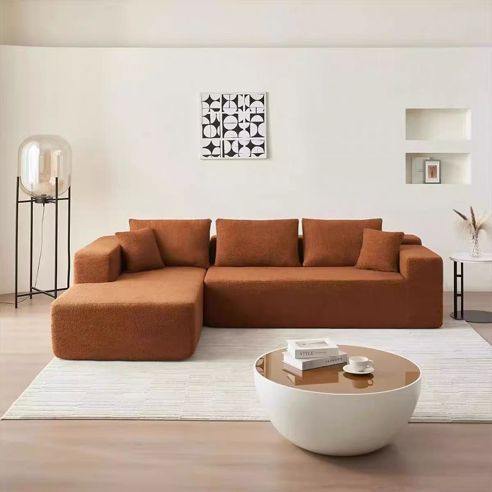 Classic retro template sofa, comfortable to sit and lie on, with skin-friendly fabric