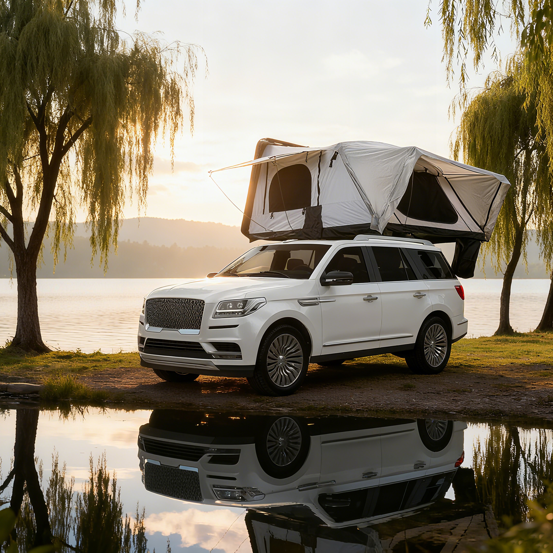 Roof tent, straight up speed off-road vehicle, outdoor camping, car mounted tent