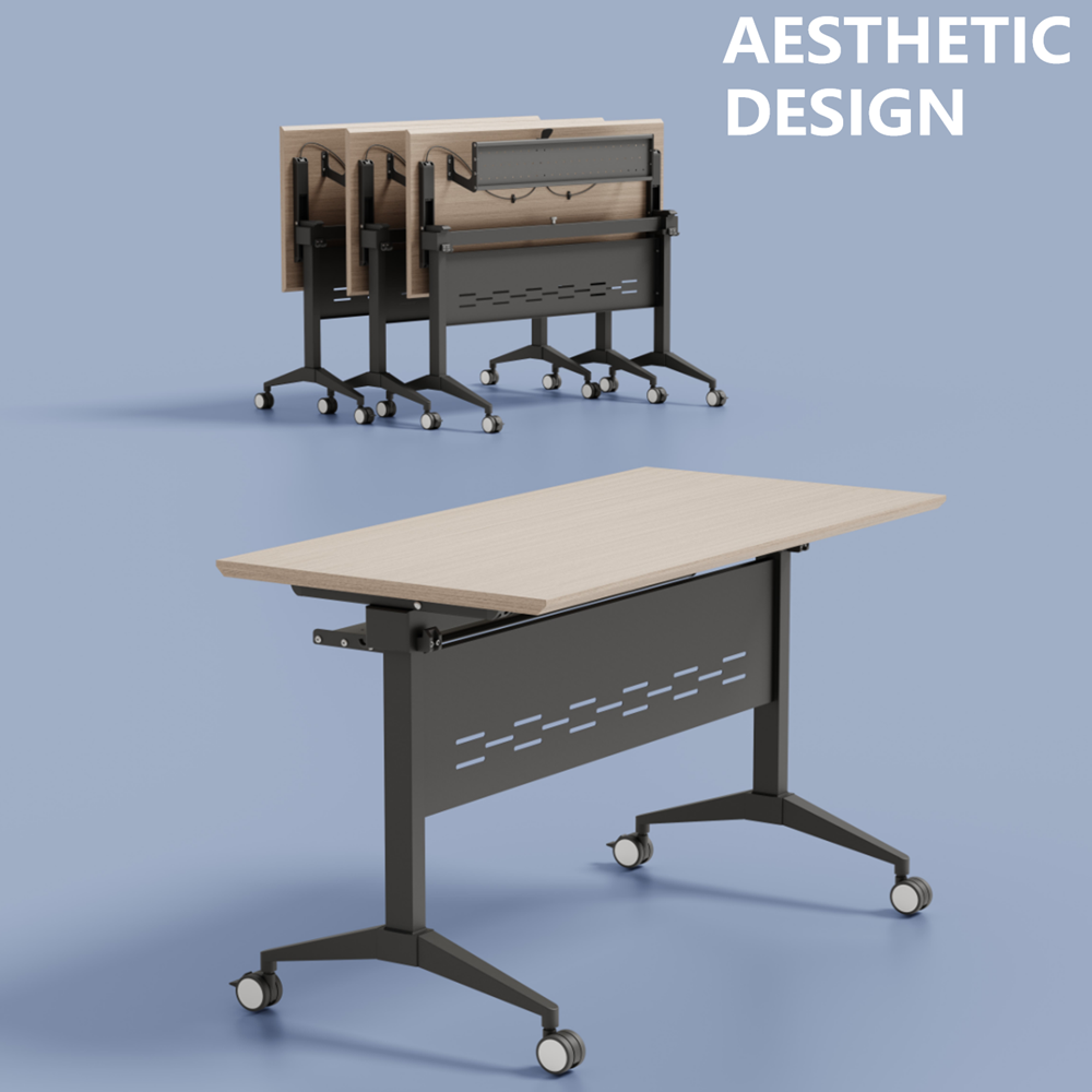 Foldable Mobile Traning Table For Office School Hospital Library