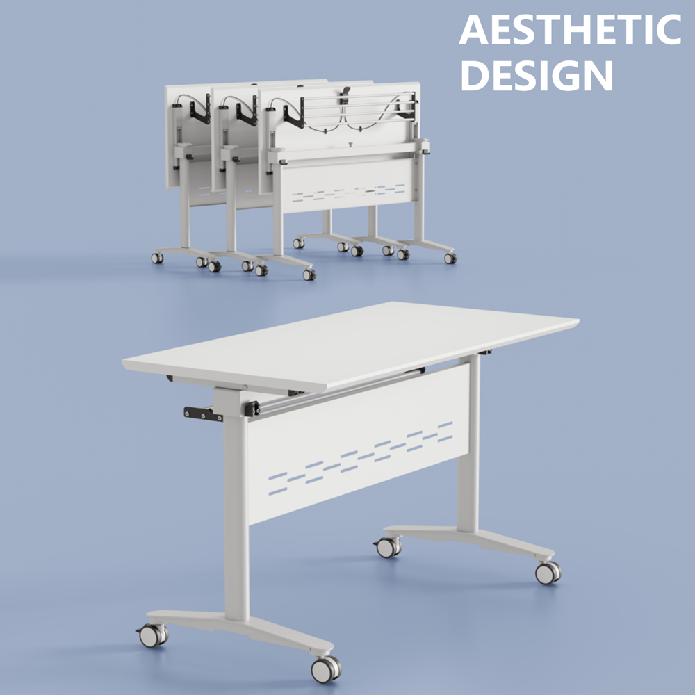 Foldable Mobile Traning Table For Office School Hospital Library
