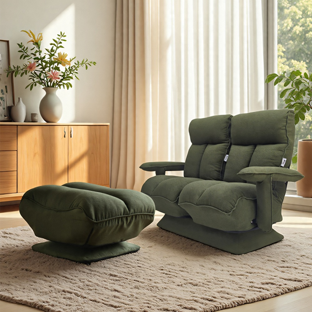 Fashion Adjustable Sofa With 2 Seaters Loveseat for Living Room Bedroom