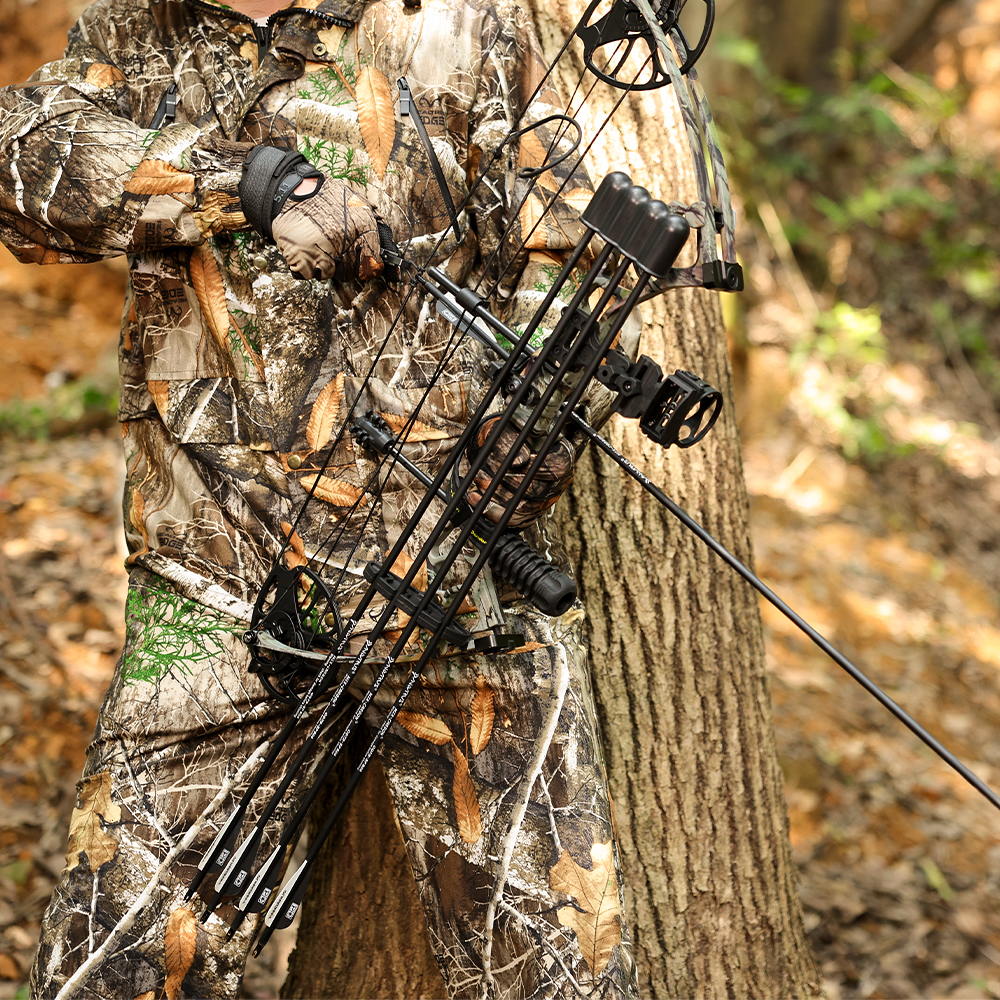 Motion Zeus Compound Bow Package For Adults And Youth, Beginners And Women, 22.5"-30" Draw Length, 10-50 Lbs Draw Weight, 290fps, Hunting Bow Archery Set With 12 Arrows