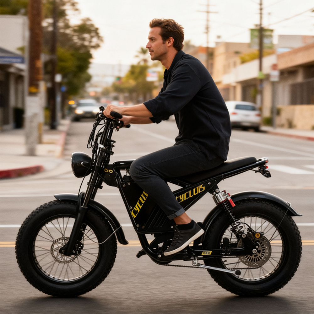 Game-Changing off road EBike with Unbeatable Mileage,7-speed flywheel