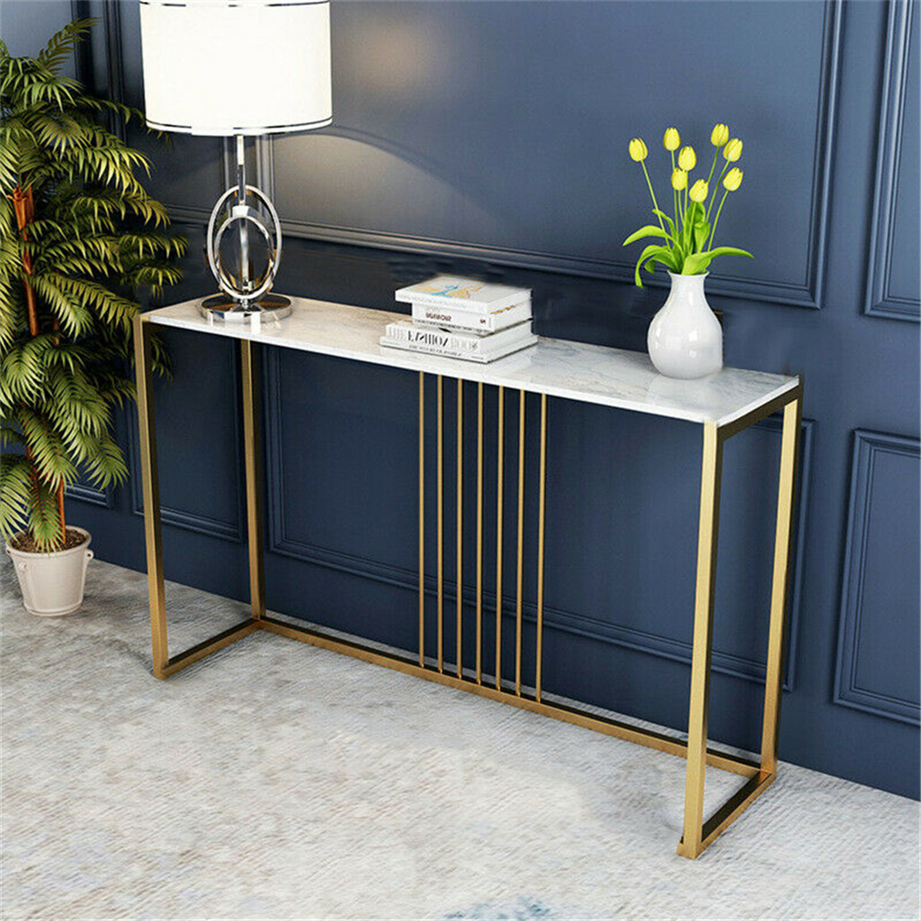 Slim Hallway Console Table Entryway Living Room Side End Table Narrow Storage