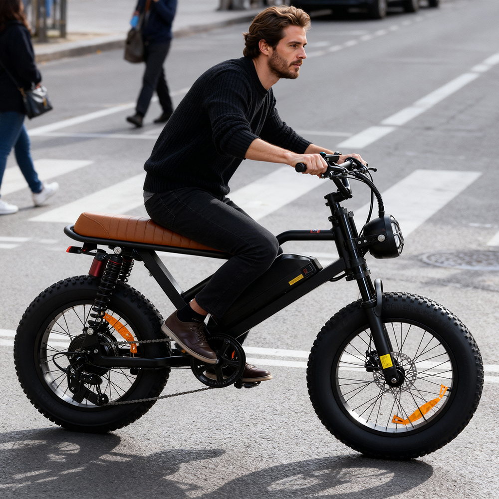 M3 off road EBIKE with 750W Motor65km/h, 70 km Range, 120 kg Load