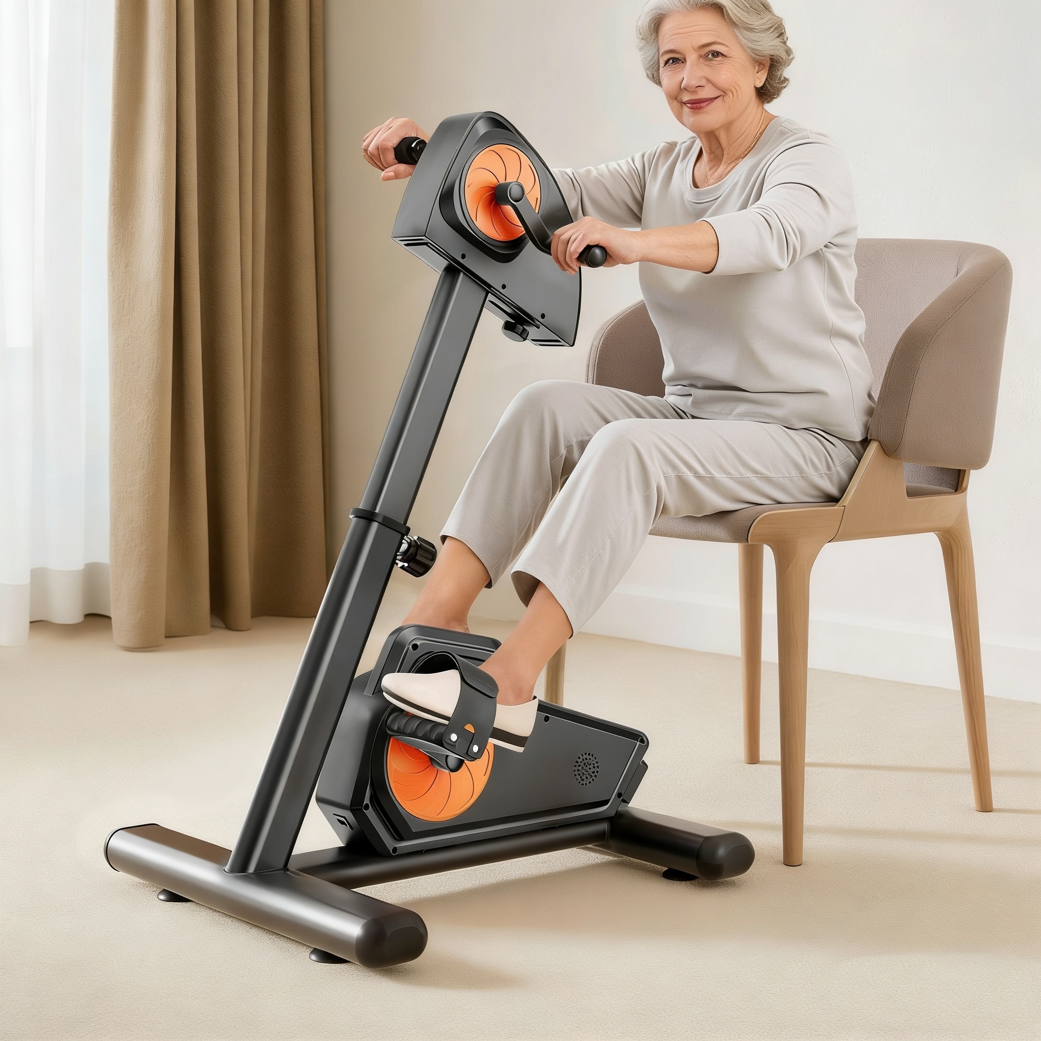 Electric Elliptical Machine for Upper & Lower Limb Rehabilitation