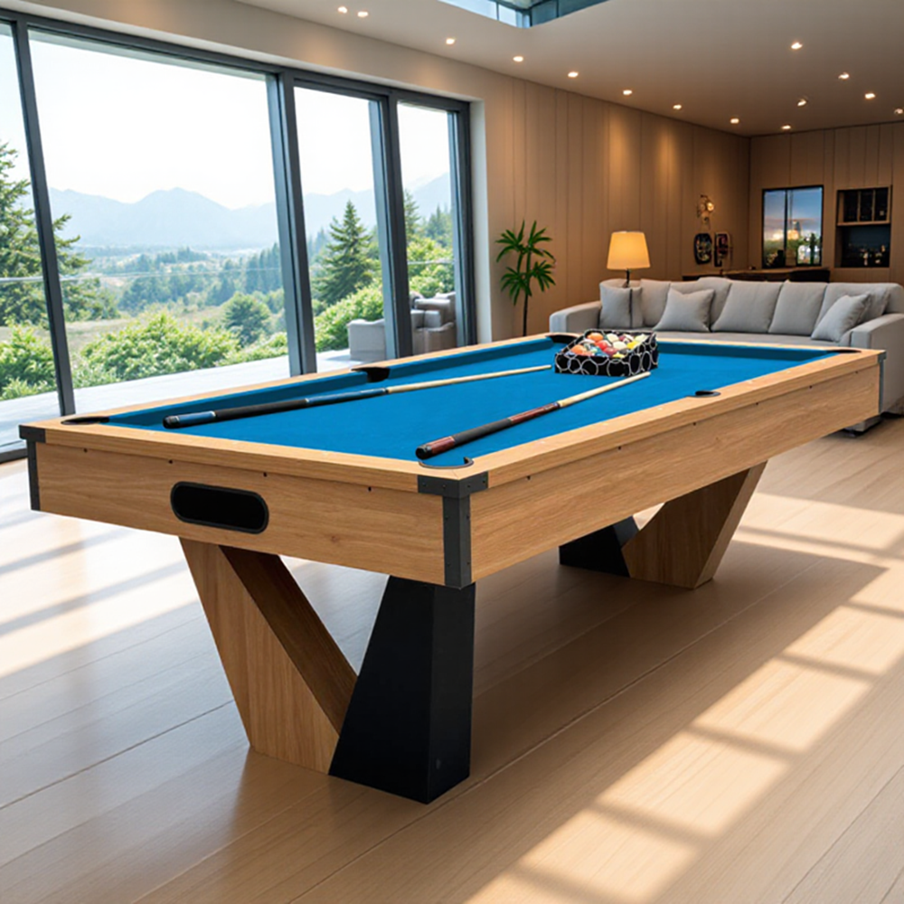 8FT Color-Contrasting Billiard Pool Table with Full Accessories