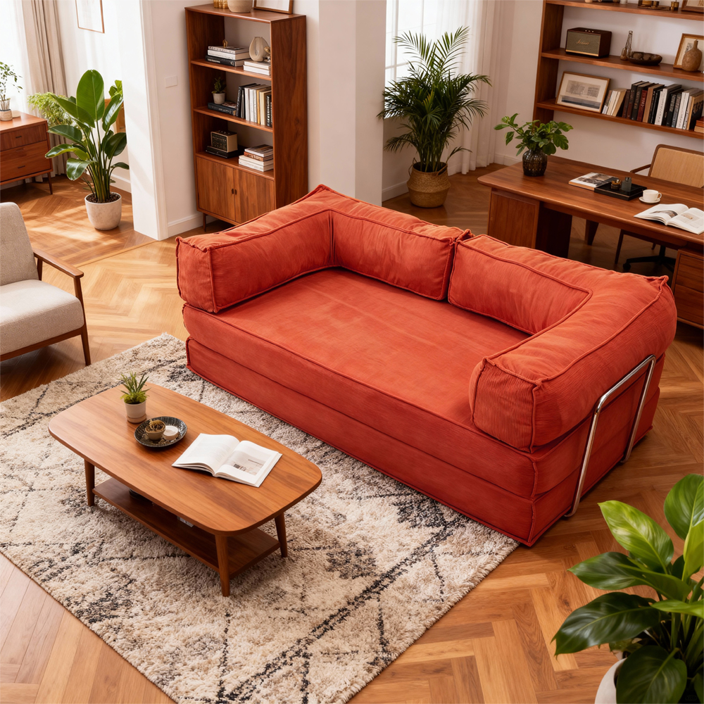 Removable And Washable Modern Minimalist Sofa Bed