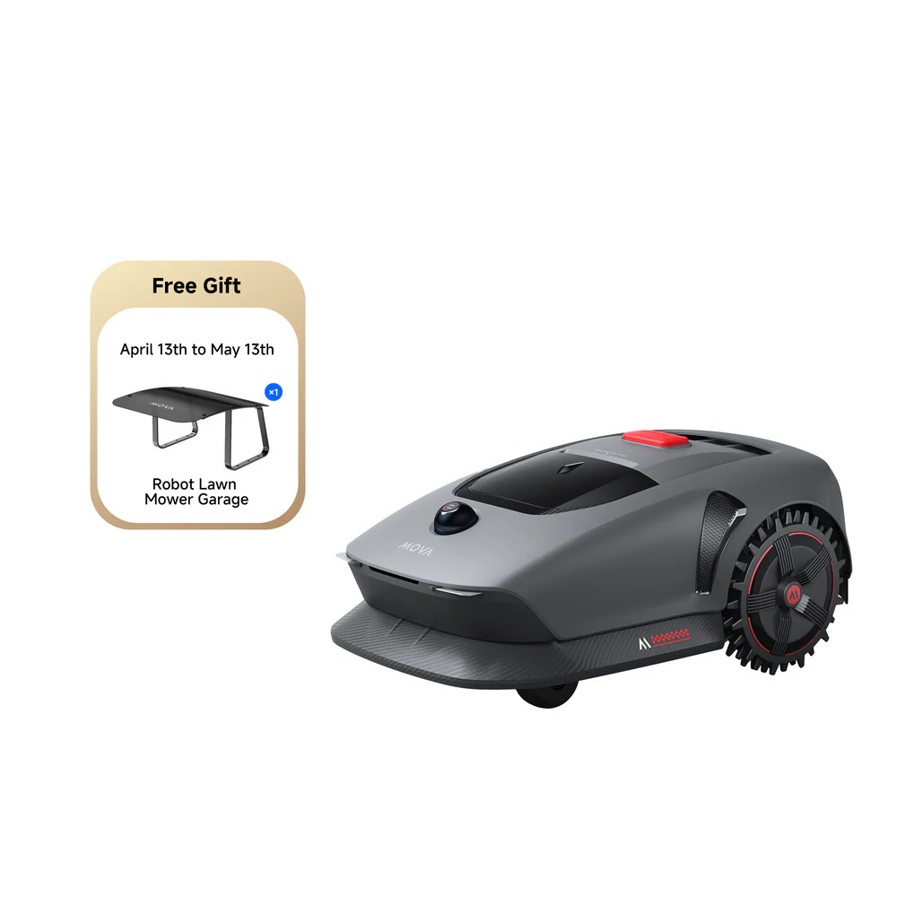 MOVA Robot Lawn Mower UltraView 3D LiDAR sensors