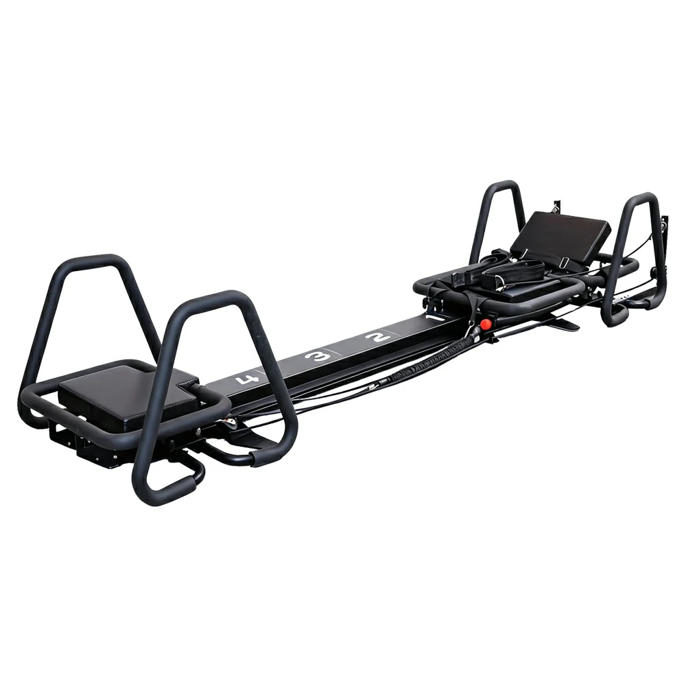 Eeeza Mini Supermodel Adjustable Pilates Reformer with Wall-Mount