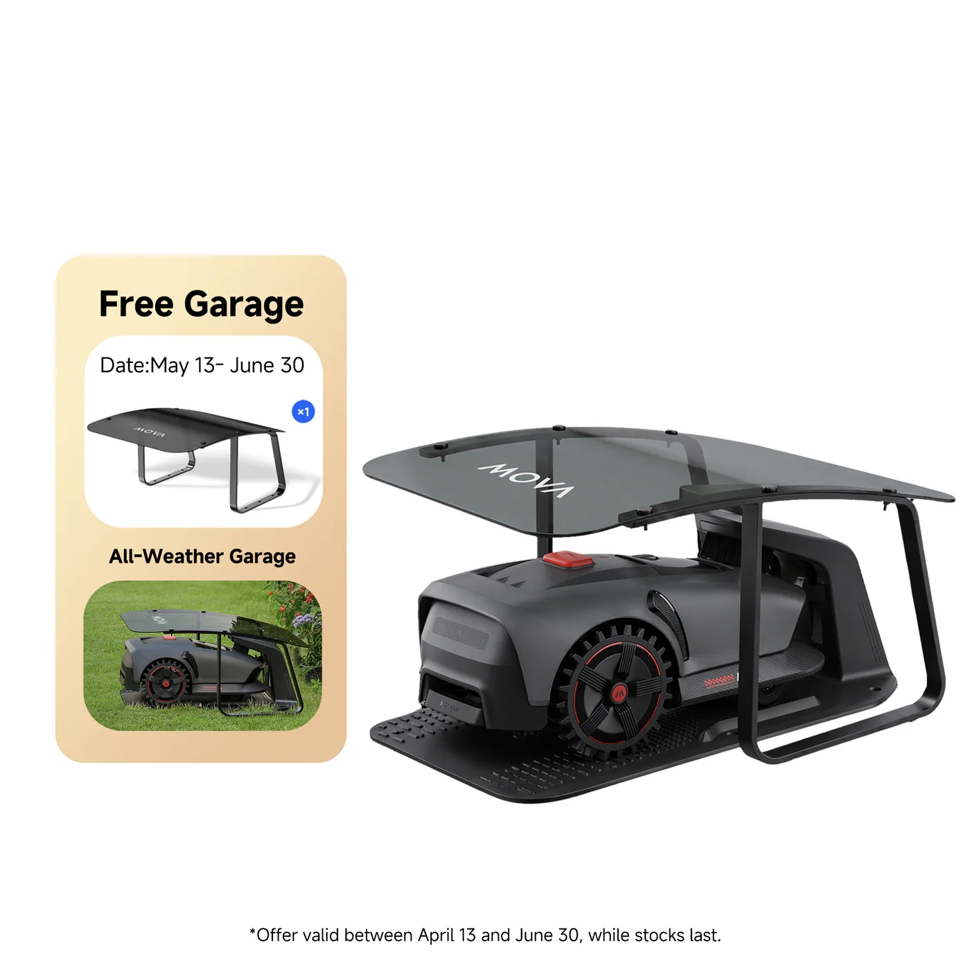 MOVA Robot Lawn Mower UltraView 3D LiDAR sensors