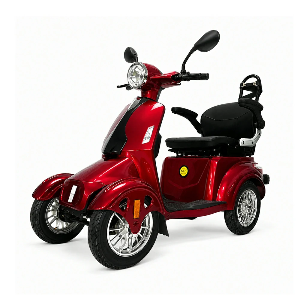 Eeeza 2D4L Electric Mobility Scooter With Golf Ball Rack, 500W 60V 20A