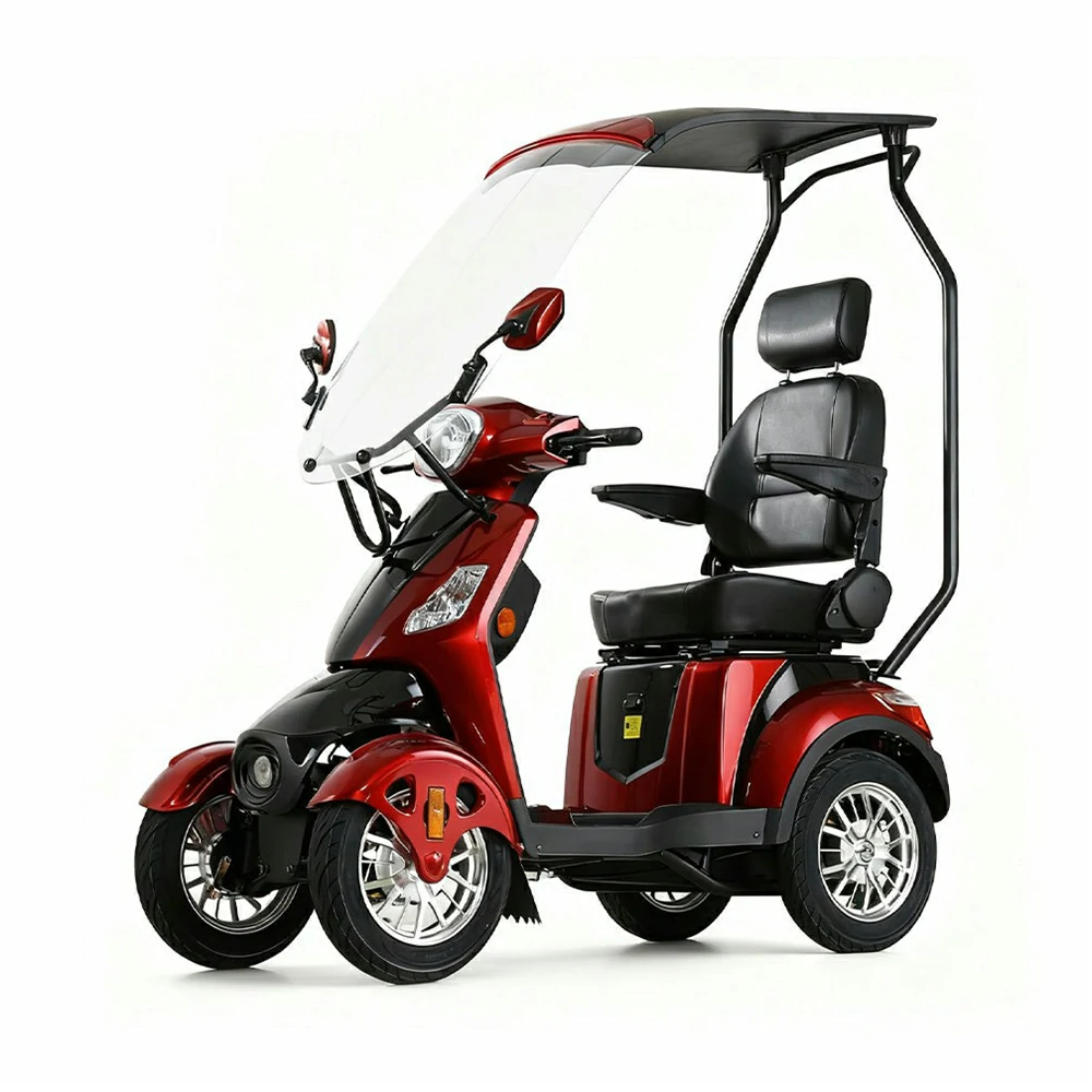 Eeeza B03B Mobility Scooter with Canopy & Windshield, 500W 60V20Ah