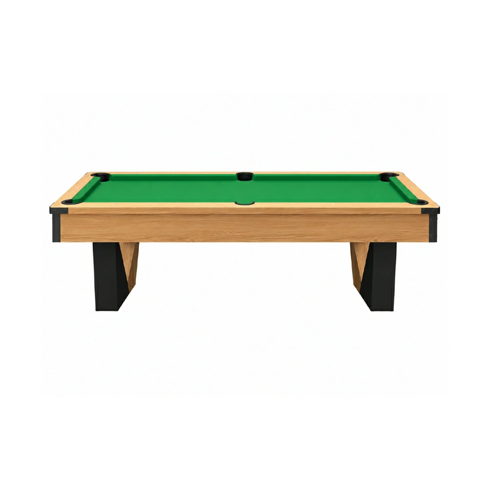 Pool Table with Ball Return and Wool Cloth, Full Accessories, 7ft