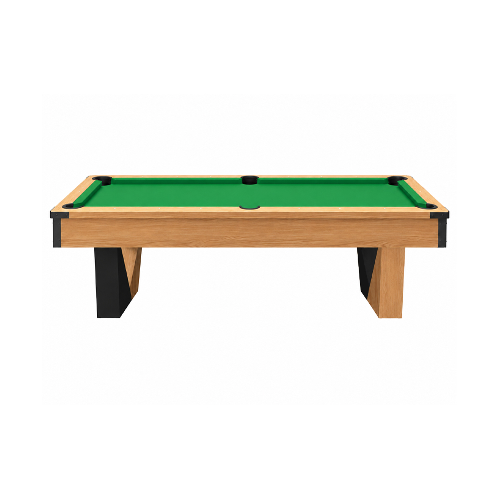 Pool Table with Ball Return and Wool Cloth, Full Accessories, 8ft