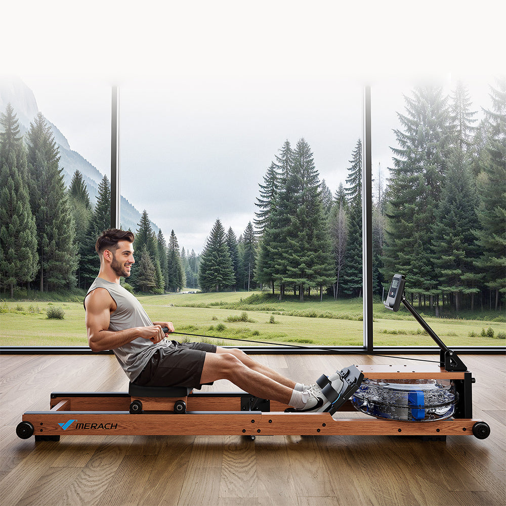 MERACH Water Rowing Machines for Home Use